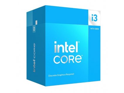 CPU INTEL Core i3-14100F, až 4.7GHz, 12MB L3, LGA1700, BOX