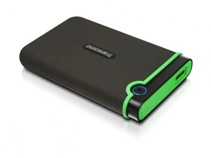 Externý pevný disk TRANSCEND 2,5" USB 3.1 StoreJet 25M3S, 2 TB, čierna (SATA, gumové puzdro, proti nárazom)