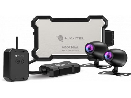 ZÁZNAMOVÁ KAMERA NA MOTORKU NAVITEL M800 DUAL