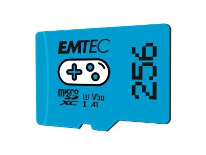 MicroSDXC 256GB Gaming Blue EMTEC