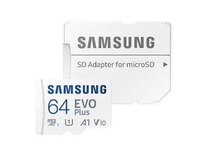 MicroSDXC 64GB EVO Plus+SD adap SAMSUNG