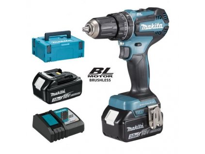 Makita DHP485RFJ Aku bezuhlíkový příklepový šroubovák Li-ion LXT 18V/3,0 Ah,Makpac