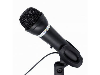 Stolný mikrofón GEMBIRD MIC-D-04, HQ, čierny