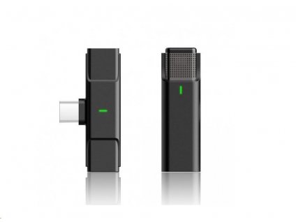 Bezdrôtový mikrofón Viking s klipom M301, konektor USB-C