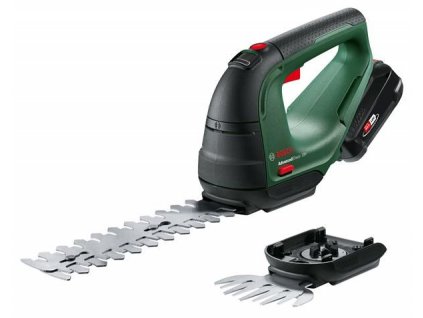 BOSCH AdvancedShear 18V-10, souprava akumulátorových nůžek na keře a na trávu, 18 V, délka 20 cm, akumulátor