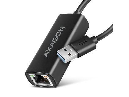 AXAGON ADE-AR, USB-A 3.2 Gen 1 - Gigabit Ethernet sieťová karta, Realtek 8153, auto inštal