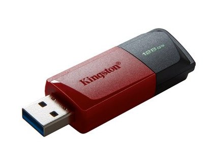 Kingston Flash Disk 128GB USB3.2 Gen 1 DataTraveler Exodia M (Black + Red)