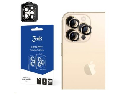 3mk ochrana kamery Lens Protection Pro pro Apple iPhone 15 Pro, Dark Gold