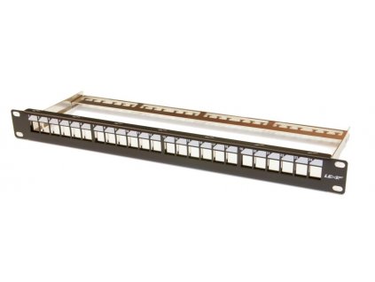 19" modulární patch panel LEXI-Net 24port, černý