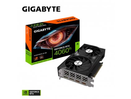 GIGABYTE VGA NVIDIA GeForce RTX 4060 Ti WINDFORCE OC 8G, 8G GDDR6, 2xDP, 2xHDMI