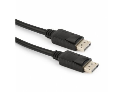 Gembird kabel DisplayPort M/M, zlac., 1m, černý