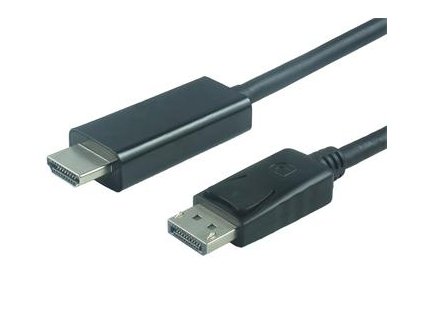 PremiumCord DisplayPort na HDMI kabel 1m M/M