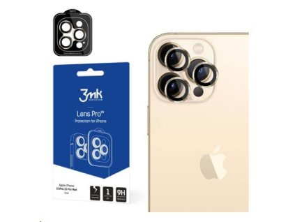 3mk ochrana kamery Lens Protection Pro pro Apple iPhone 15 Pro Max, Dark Gold