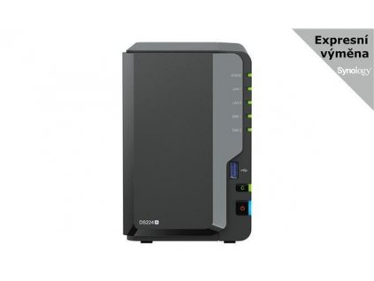 Synology DS224+ DiskStation (2C/CeleronJ4125/2,0-2,7GHz/2GBRAM/2xSATA/2xUSB3.2Gen1/2xGbE)