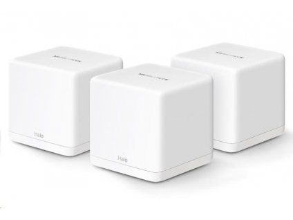 MERCUSYS Halo H60X(3-pack) WiFi6 Mesh (AX1500,2,4GHz/5GHz,3xGbELAN/WAN(1x XR Unit), 2xGbELAN/WAN (2x XS Unit)