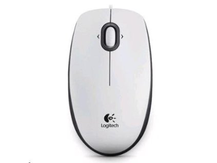 Myš Logitech B100, biela