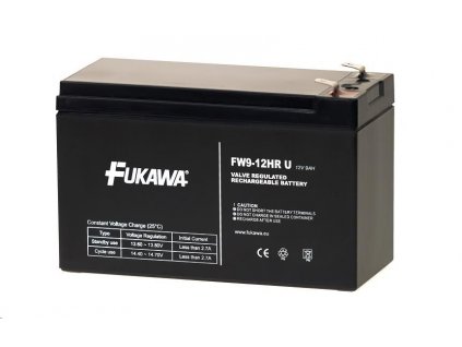 Batéria - FUKAWA FW 9-12 HRU (12V/9Ah - Faston 250), životnosť 5 rokov