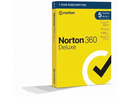 NORTON 360 DELUXE 50 GB + VPN 1 používateľ pre 5 zariadení na 1 rok - BOX