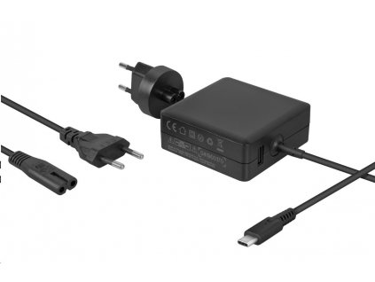 Nabíjací adaptér AVACOM USB Type-C 65W Power Delivery + USB A