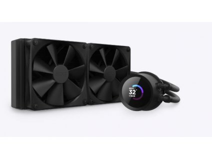 NZXT vodní chladič Kraken 240 / 2x120mm fan / 4-pin PWM / LCD disp. / 6 let