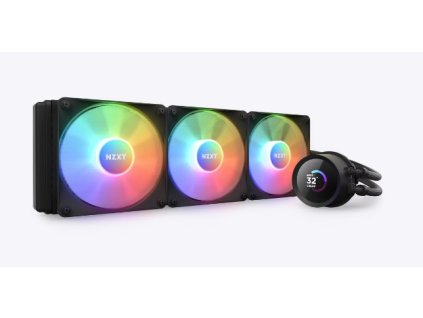 NZXT vodní chladič Kraken 360 RGB / 3x120mm fan / 4-pin PWM / LCD disp. / 6 let