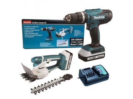 Makita DK18B56Y aku sada HP488D+UM110D Li-Ion 18V G 2x1,5Ah