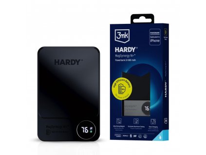 3mk powerbanka - HARDY MagSynergy Ni+ 10,000mAh, bezdrátové nabíjení