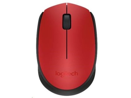 Bezdrôtová myš Logitech M171, červená