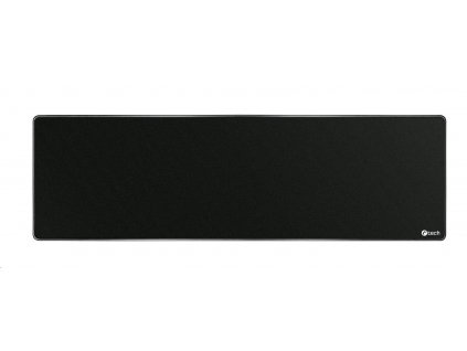 C-TECH Podložka pod myš MP-01XL, čierna, 900x270x4mm, obšité okraje
