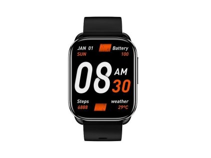 QCY Smartwatch GS S6, černé