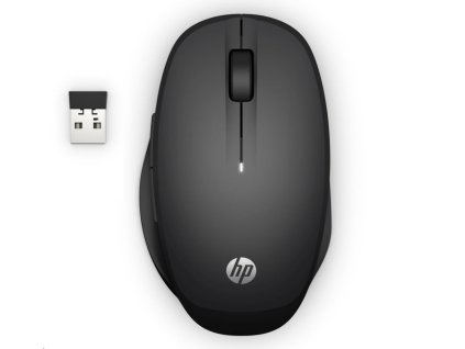 Myš HP - Dual Mode 300 Mouse, bezdrôtová, čierna