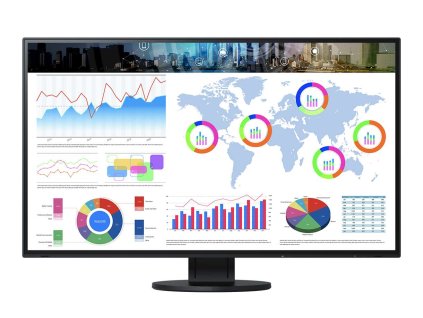 EIZO MT TN LCD LED 32", EV3285-BK 178°/178°, 4KUHD 3840x2160,1300:1,350cd, DP+2xHDMI,USB3.0(1u/2d), audio, BK