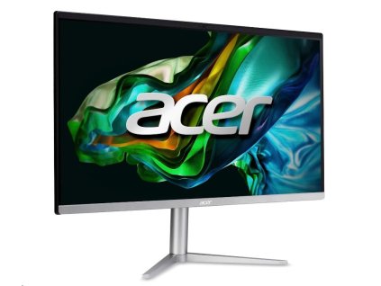 ACER PC AiO Aspire C24-1300, Ryzen 3 7320U,23,8" FHD IPS,8GB,512GB M.2 SSD,Radeon610M,W11Original,stříbrná,KB+Mouse