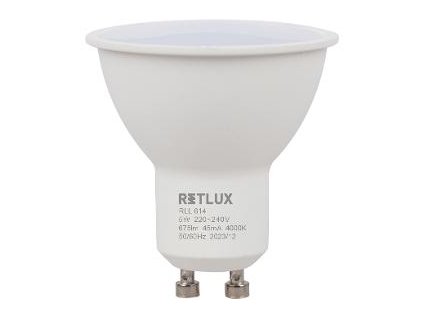 RLL 614 GU10 bulb 5W CW D RETLUX