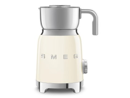 Smeg MFF11CREU napěňovač mléka, 500 W, 600 ml / 2,5 šálku, horká čokoláda / mléko, lehká pěna, krémový