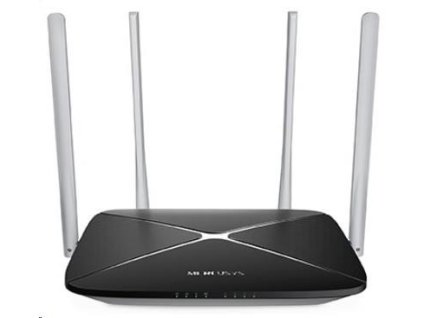 MERCUSYS AC12 WiFi5 router (AC1200, 2,4GHz/5GHz, 3x100Mb/s LAN, 1x100Mb/s WAN)