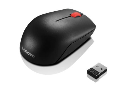 Lenovo Essential/Cestovná/Optická/Bezdrôtová USB/Čierna