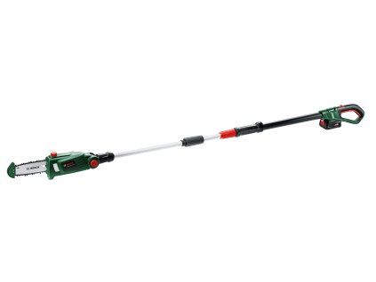 BOSCH UniversalChainPole 18, akumulátorový teleskopický prořezávač větví, 18 V, lišta 20 cm, 4 m/s, akumulátor