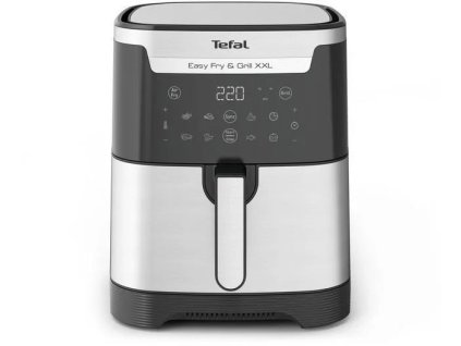 Tefal Easy Fry & Gril XXL EY801D15 horkovzdušná fritéza a gril 2 v 1, 1830 W, 6,5 l, technologie Extra Crisp, černá