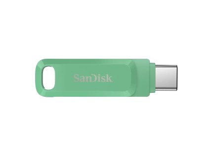 SanDisk Flash Disk 64GB Ultra Dual Drive Go, USB-C 3.2, Zelená