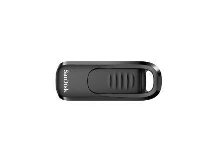 SanDisk Flash Disk 128GB Ultra Slider, USB-C 3.2, Černá