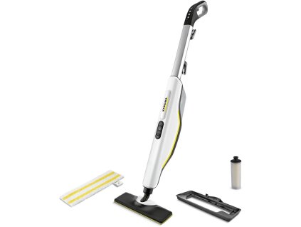 Karcher SC 3 Upright parní mop, 1600 W, eliminuje až 99,999 % virů a 99,99 % běžných domácích bakterií, bílá