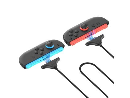 ipega sw2119a nabijeci kabel 3m 2ks pro joycon ovladace nintendo switch 2 red blue 1 big i