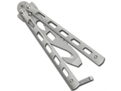 viceroy butterfly knife trainer belt cutter silver[1]