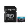 Kingston MicroSDXC karta 512GB Canvas Go! Plus, R:170/W:90MB/s, Class 10, UHS-I, U3, V30, A2 + Adaptér