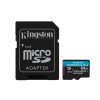 Kingston MicroSDXC karta 64GB Canvas Go! Plus, R:170/W:70MB/s, Class 10, UHS-I, U3, V30, A2 + Adaptér