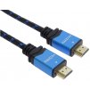 Kábel HDMI PremiumCord Ultra HDTV 4K@60Hz 2.0b kov+pozlátené konektory 2m