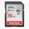 SanDisk SDHC karta 16GB Ultra (80MB/s Class 10 UHS-I)