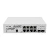 MikroTik Cloud Smart Switch CSS610-8G-2S+IN, 8 gigabitov.porty, PoE-In, 2xSFP+, SwOS