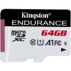 Kingston Endurance/micro SDXC/64GB/95MBps/UHS-I U1 / Class 10